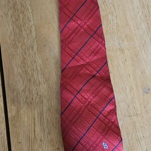 Red Plaid Men's Tie